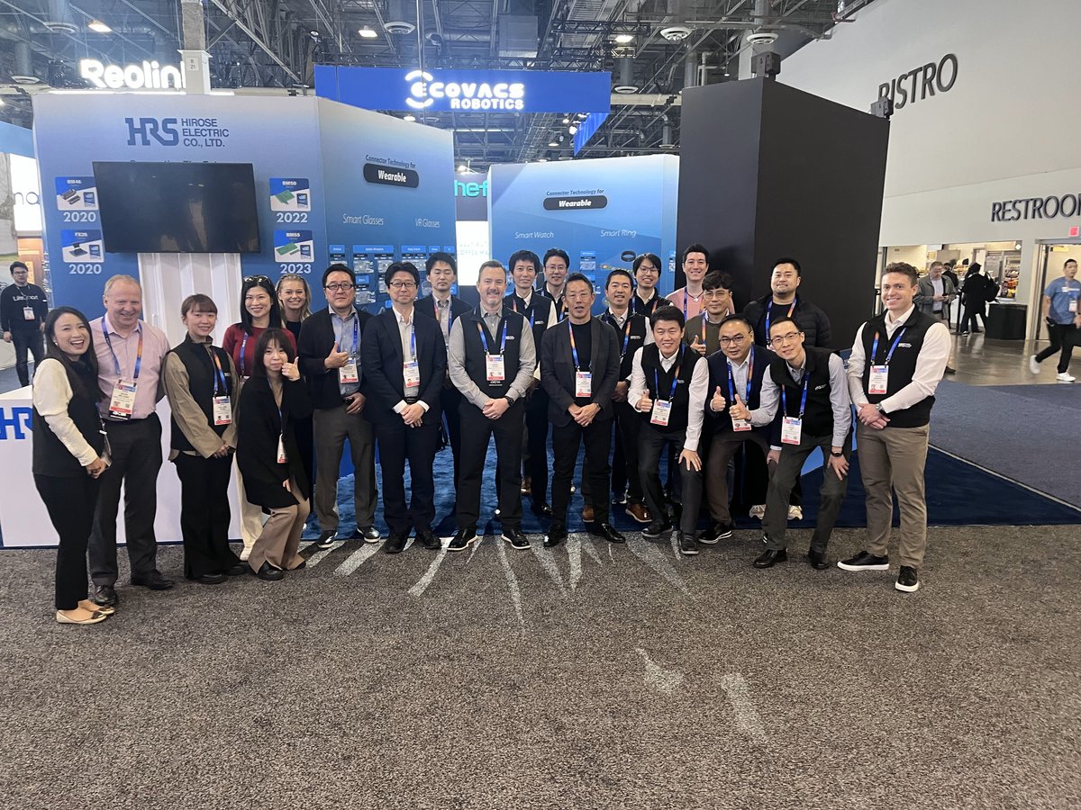 Hirose Electric CES 2025 Booth Image 1