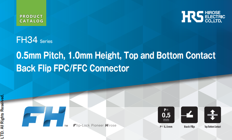 Hirose Electric FH34 Product Catalog Image Thumbnail October 24